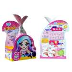 Žaislas gleivių Slime staigmena Mermaid Shine Pink and Charms