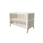 Vaiki&scaron;ka lova Marelia Multi-Evolutive Bed Rattan, 70 x 140 cm, balta