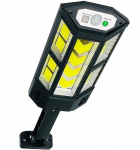 Gatvės žibintas su nuotolinio valdymo pultu 124 LED COB