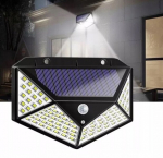 Sodo &scaron;viestuvas su saulės baterijomis ir judesio jutikliu LedLight 100LED