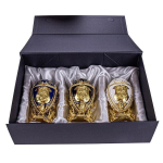 Faberge stiliaus Esti&scaron;ki kiau&scaron;iniai Danila-souvenirs, papuo&scaron;alų dėžutės, 3 vnt.