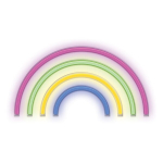 Neoninis LED &scaron;viestuvas RAINBOW 5 spalvų FLNE14X Forever Light