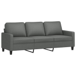 Trivietė sofa vidaXL, pilka
