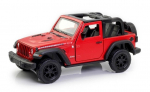 Automobilis RMZ City Jeep Wrangler Rubicon, raudonas