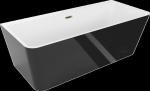 Vonia Mexen Volta, 170 x 75 cm, White/Black+Gold