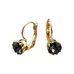Auskarai moterims DiamondSky &bdquo;Glory V (Silver Night)&ldquo; su Swarovski kristalais