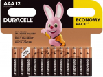 Elementai Duracell AAA 1.5V LR03, 12vnt