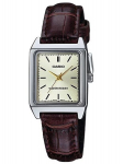 Casio Ltp-v007l-9e moteri&scaron;kas laikrodis su odiniu dirželiu