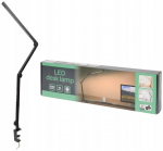 LED mokyklinis stalinis &scaron;viestuvas su staliniu spaustuku 10W 300lm CCT DIMM juodas