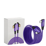240W USB C į C greito įkrovimo laidas iPhone 15 Pro Max, PD240W dviguba alkūnė