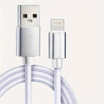Greito įkrovimo USB laidas, Sidabrinis