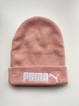 PUMA rožinės spalvos laisvalaikio kepurė moterims PUMA Ess Beanie No. 2 Bridal Rose - 02288705