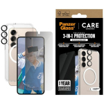 Zestaw ochronny CARE by PanzerGlass  Flagship 3w1 Etui+Szkło Prywatyzujące+Lens do Samsung Galaxy S25+
