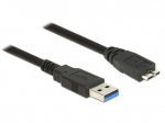 Delock, USB-A/USB Micro-B, 0.5 m