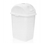 SLIM pakreipiamas konteineris 5 l - 185x150x280 mm baltas