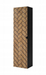 Auk&scaron;ta vonios spintelė, pakabinama, CRAFT auksinio ąžuolo TREND, 35 x 27 x 136 cm