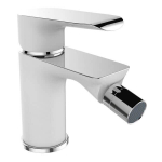 Bidė mai&scaron;ytuvas Laveo Alea su klik-klak, White/Chrome