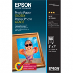 epson blizgus fotopopierius, c13s042545, fotopopierius, blizgus, baltas, 13x18cm, 200 g/m2, 50 vnt., ra&scaron;alinis