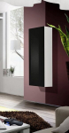 Vitrina Fly 20, balta/juoda