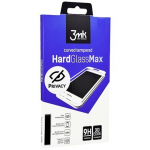 Grūdinto stiklo ekrano apsauga 3MK HardGlass Max Privacy, skirta iPhone 8 telefonui, skaidri/juoda