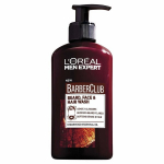 Plaukų, veido ir barzdos prausiklis L'Oreal Paris Men Expert Barber Club vyrams 200 ml