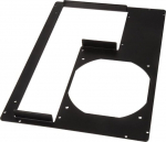 DimasTech Case backpanel Micro-ATX, 5 slots Aluminium, Black (S0022GB)