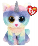 Pliu&scaron;inis žaislas katinėlis su ragu TY Beanie Boos Heather, 15 cm, 36250
