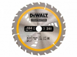 Dewalt pjovimo diskas medienai 184x20mm, 24 dantys
