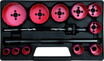 Karūnų metalui komplektas Yato YT-3381, 15 vnt