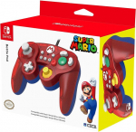Hori Battle Pad Laidinė Manette Tipo GameCube Super Smash Bros Skirtas Nintendo Switch - Mario Dizainas - Oficialus Nintendo Licencija
