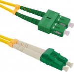Optinis pleistras Qoltec 3m geltonas Sc/apc-lc/apc