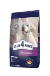 CLUB 4 PAWS Premium pilnavertis sausas ėdalas suaugusiems didelių veislių &scaron;unims , 14kg