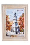 Paveiksliukas su gintaru &bdquo;Kauno rotu&scaron;ė&ldquo;