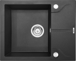 Deante granitinė virtuvinė plautuvė Deante Andante ZQN G11A, Graphite