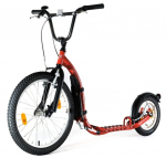 Paspirtukas Kickbike Freeride, raudonas
