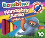 Flomasteriai Bambino, 10 spalvų
