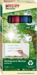 Edding 28 Ecoline žymekliai sauso trinimo lentoms, 4 spalvos