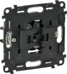Legrand Valena Allure jungiklis 10ax, juodas