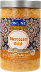 Vonios druska On Line Senses Moroccan Gold, 480 g