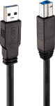 USB kabelis - Lindy - USB 3.0 - 10 m - Aktyvus - USB Tipo A (M) į USB Tipo B (M)