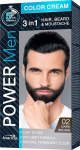 Plaukų dažai Joanna Power Men Color Cream 3in1 nr 02 Dark Brown