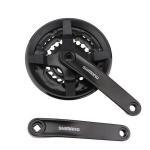 Žvaigždžių blokas priekinis Shimano FC-TY301 Tourney, 3x6/7/8 pavarų, 170mm, 24x34x42T, kvadratas
