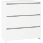 Naktinė spintelė-komoda NORE CL3 60 cm, balta