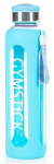 Gertuvė Gymstick 600 ml, stiklinė, &scaron;viesiai mėlyna