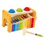 Hape E0305 ksilofono kalimo suoliukas - Medinis muzikinis vystomasis žaislas