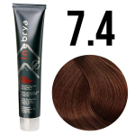 Inebrya plaukų dažai, ilgalaikis dažymas, 100 ml 7/4 vidutinio blondinė medžio spalva.