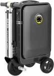 Vidutinis lagaminas su motoru Electric scooter, pilkas