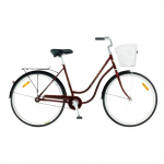 Miesto dviratis Classic Deluxe 26", rudas