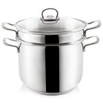 Orion puodas su garų įdėklu, 6 l