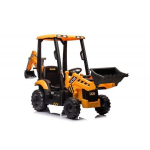 Vienvietis JCB akumuliatorinis ekskavatorius su geltonu kau&scaron;u Lean Cars